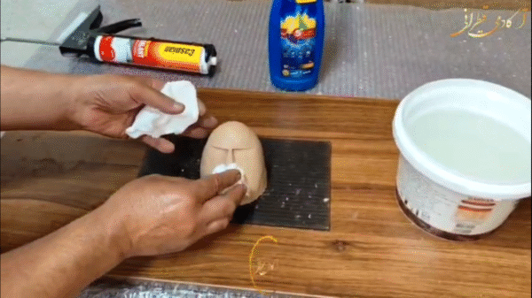 آموزش ساخت قالب سیلیکونی با چسب آکواریم - تصویر 2